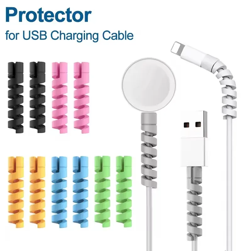 Coiled Usb Cable - USB Cable Protector Charging Cable Spiral