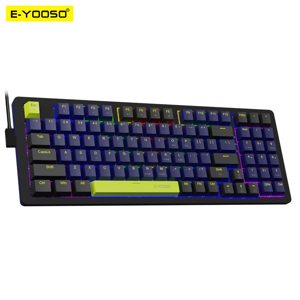 Gaming Keyboard Budget - E-YOOSO Z94 USB Mechanical Gaming Keyboard