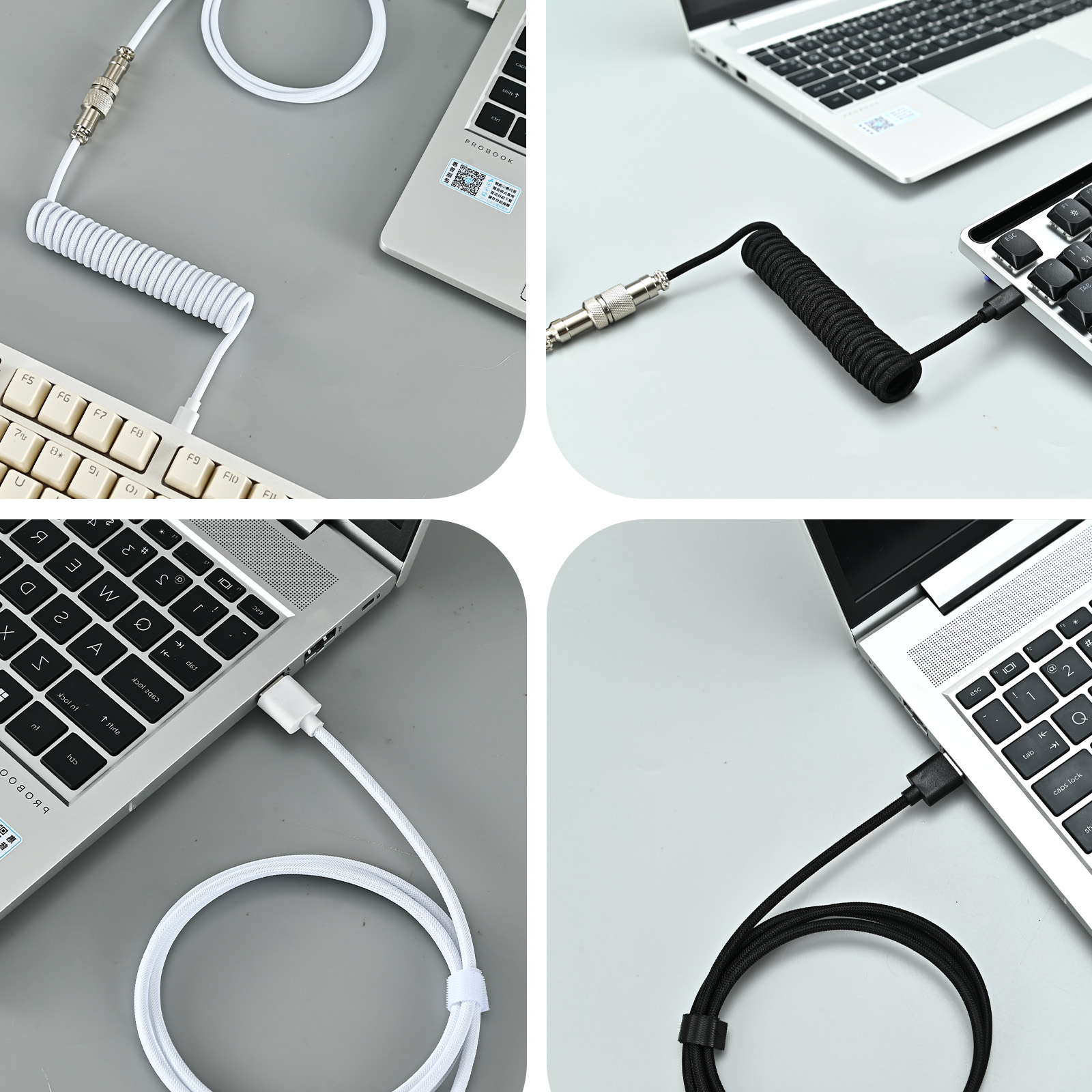 Mechanical Keyboard Coiled Cab - огляд і ціна Coiled Usb Cable