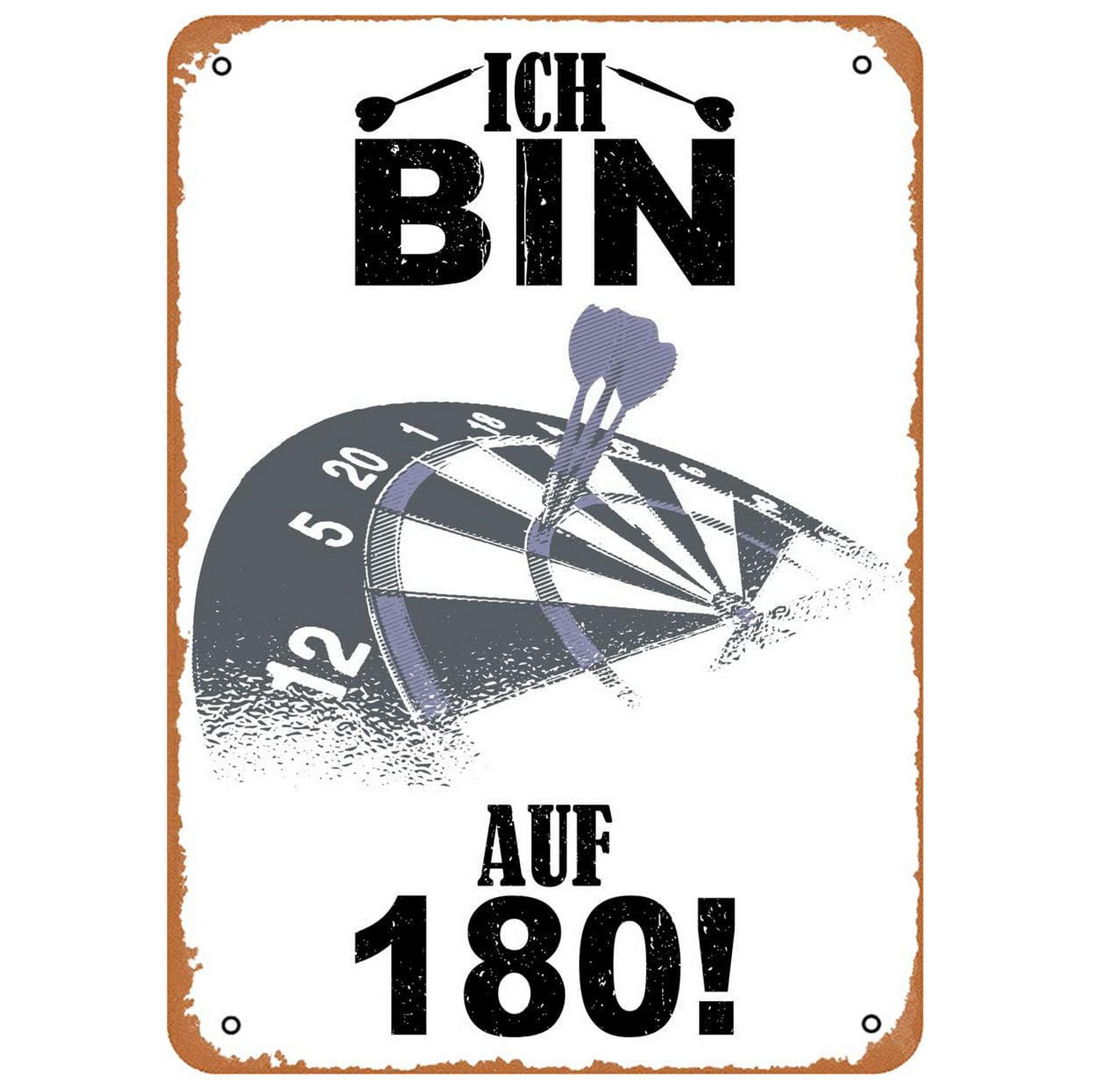Vintage Darts & Beer Tin Sign, - огляд і ціна Brass Weight Plate