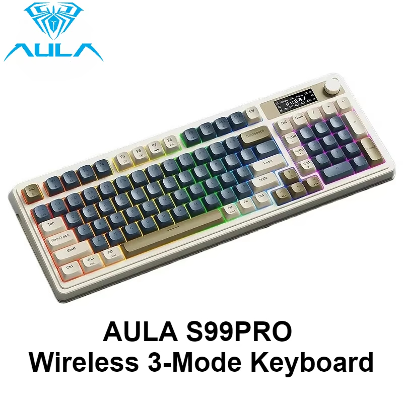 AULA S99 Pro Tri-Mode Bluetoot - огляд і ціна Gaming Keyboard That Is Quiet