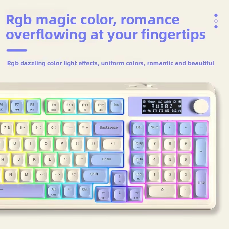 AULA S99 Pro Tri-Mode Bluetoot - огляд і ціна Gaming Keyboard That Is Quiet