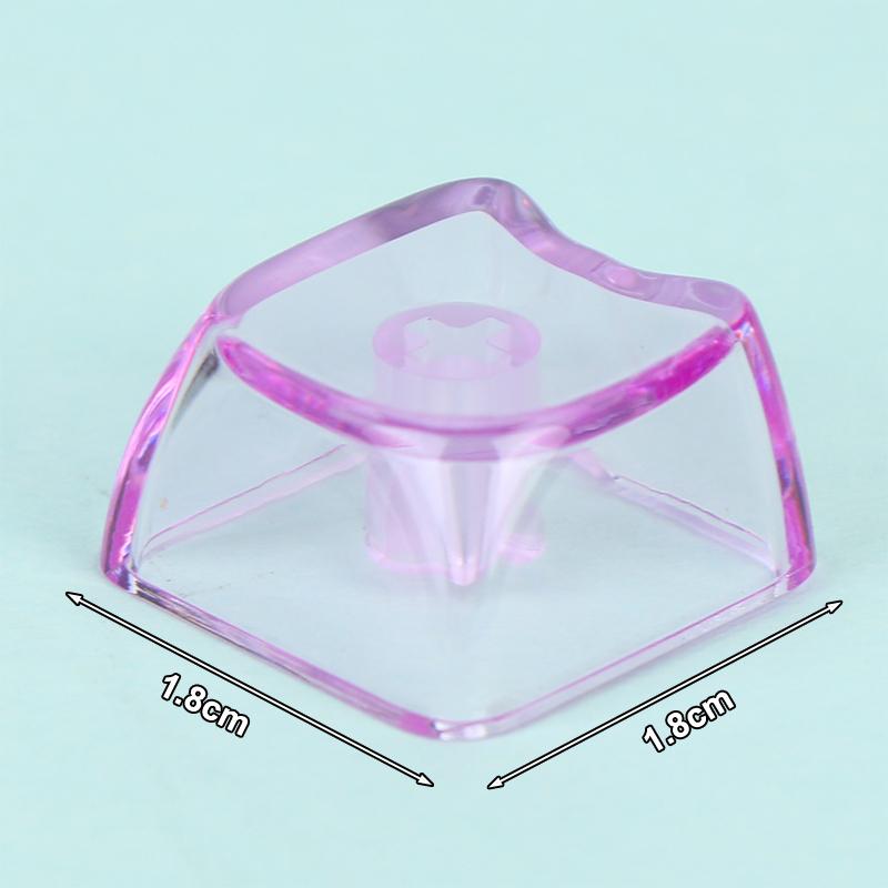 10Pcs Cute Cat Shaped Transpar - огляд і ціна Keyboard Gaming Transparent