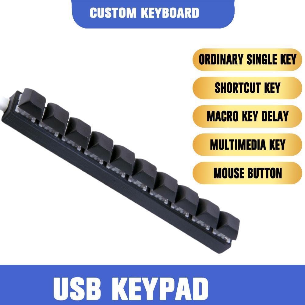 Custom Mini USB Wired 10 Keys  - огляд і ціна Gaming Keyboard Budget