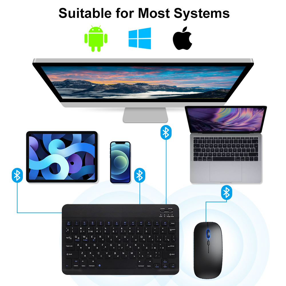 Bluetooth Keyboard and Mouse F - огляд і ціна Gaming Keyboard Mini