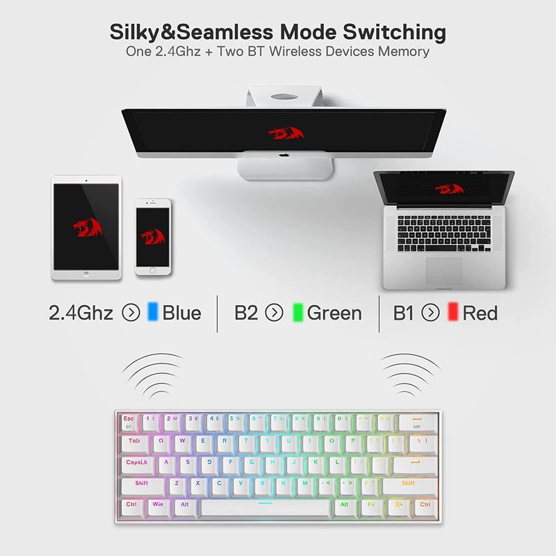 Redragon K530 Pro Draconic 61  - огляд і ціна Keyboard Gaming Transparent