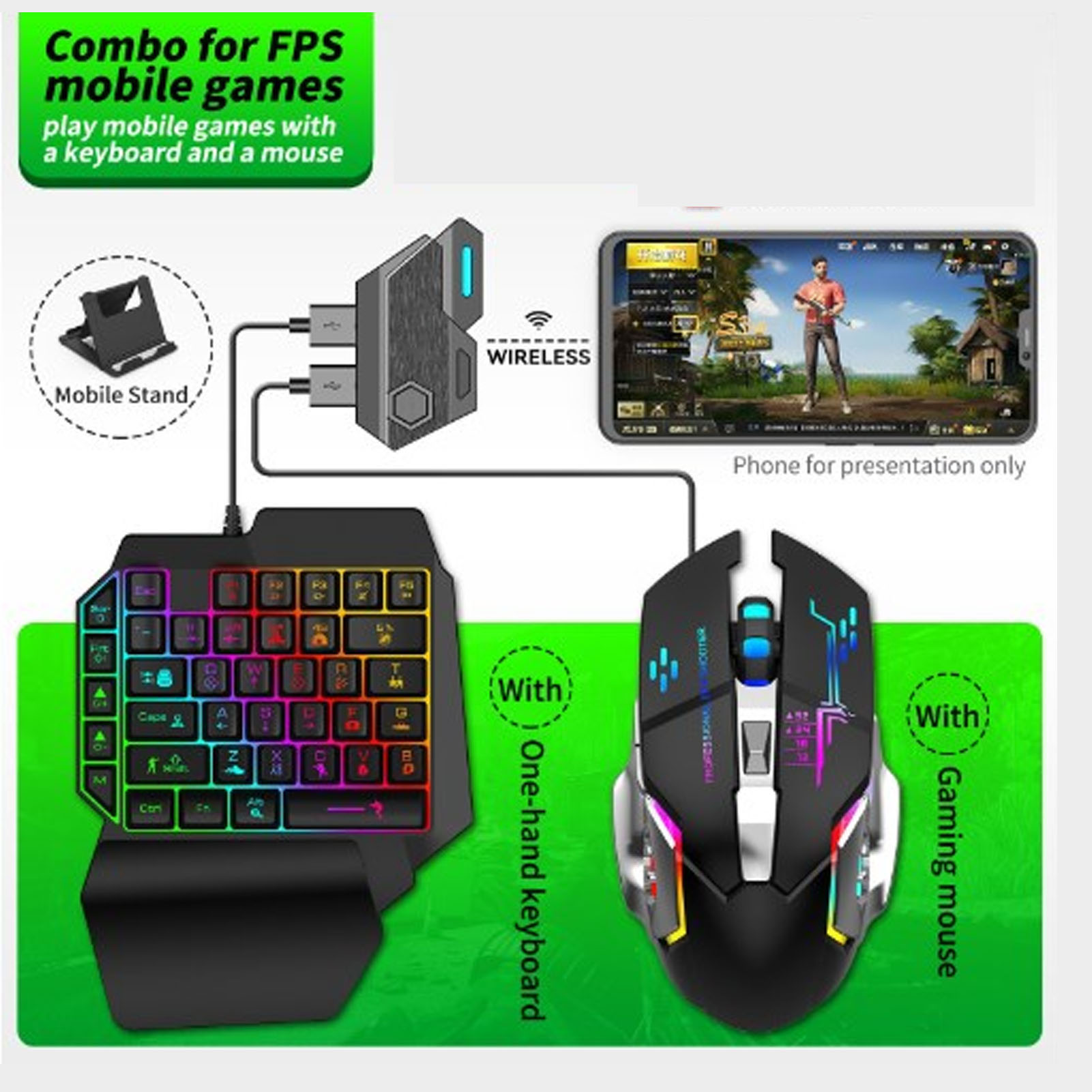 Keyboard Mouse Converter Set R - огляд і ціна Gaming Keyboard Mini