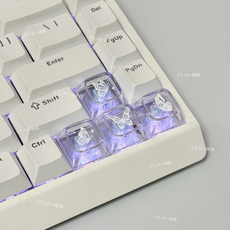 Transparent Butterfly Themed K - огляд і ціна Keyboard Gaming Transparent