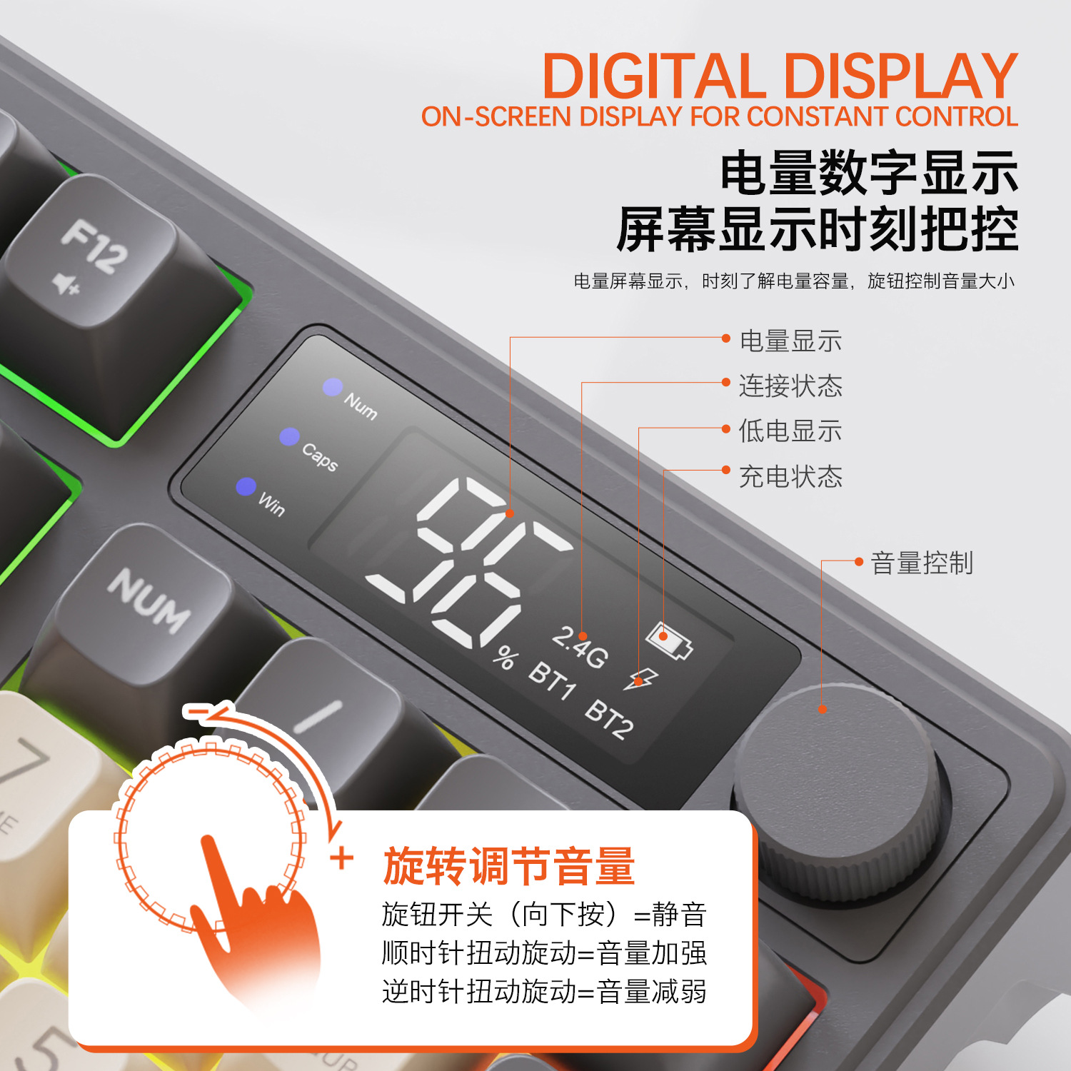 Hot Free Wolf T96 Wireless Dua - огляд і ціна Gaming Keyboard Wireless