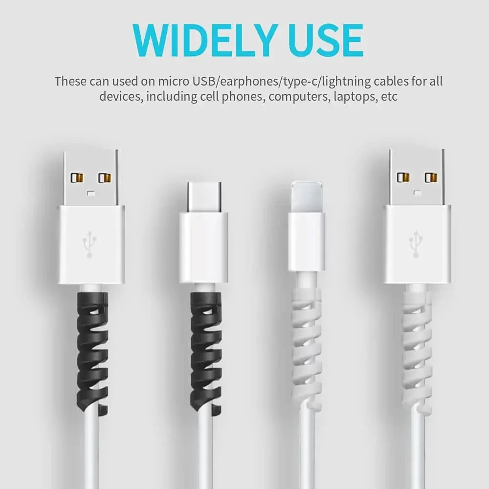 USB Cable Protector Charging C - огляд і ціна Coiled Usb Cable