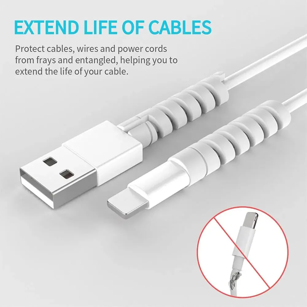 USB Cable Protector Charging C - огляд і ціна Coiled Usb Cable