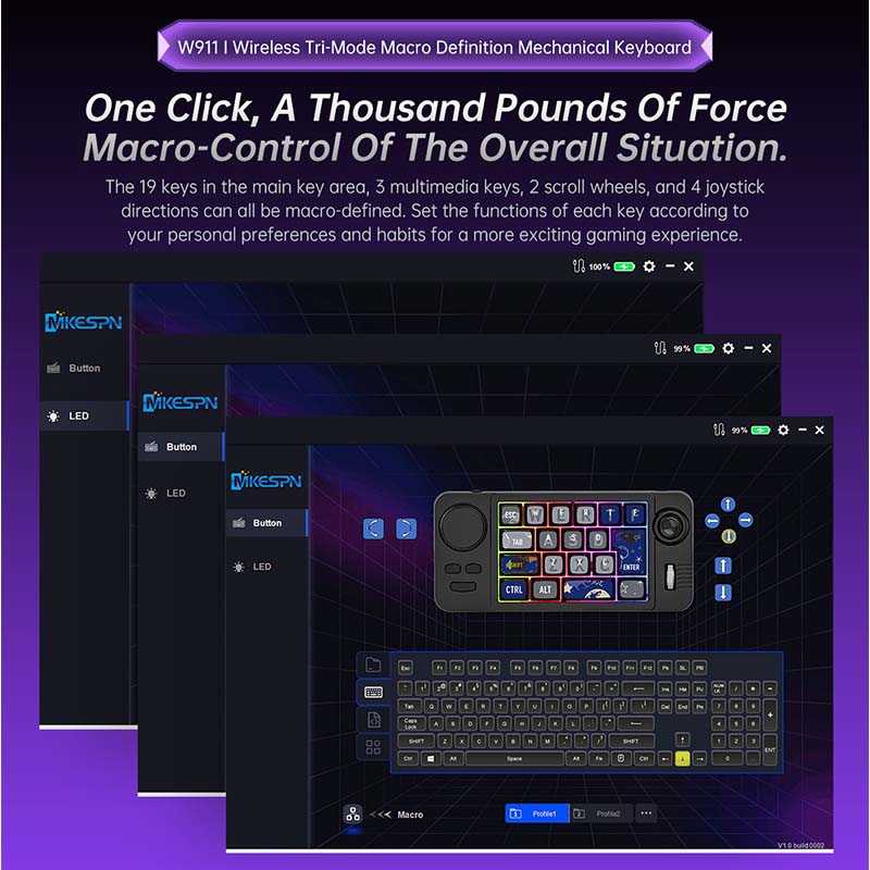 Gaming Keyboard W911 Wireless  - огляд і ціна Gaming Keyboard Wireless