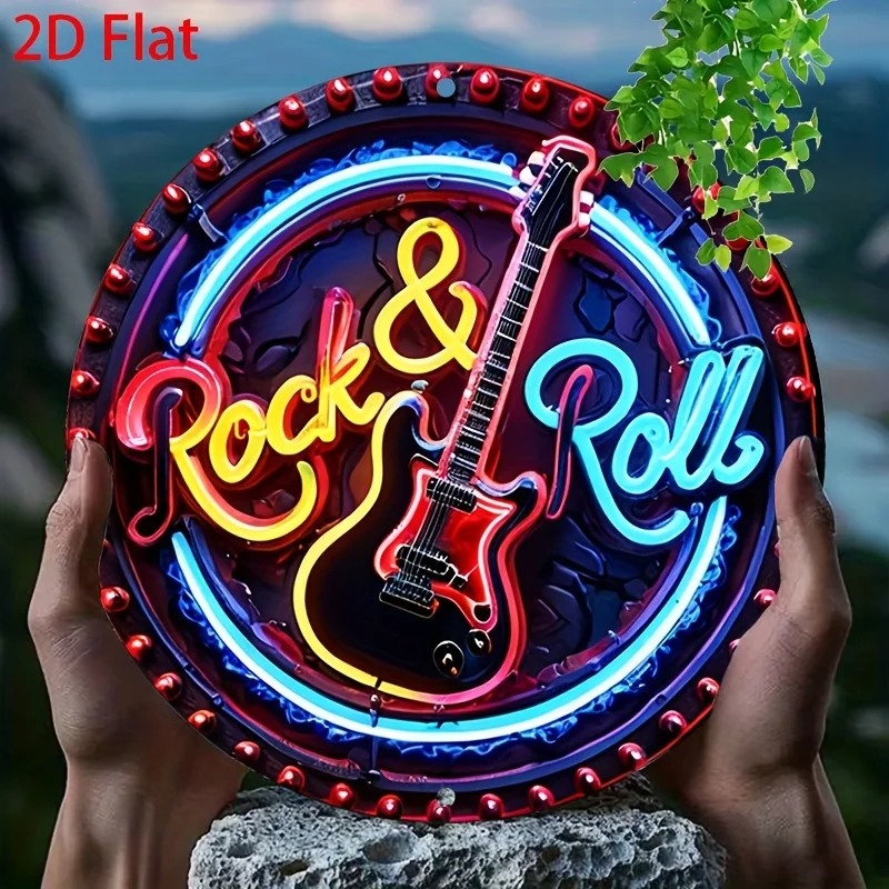 A Vintage Rock Neon Sign, 2Dfl - огляд і ціна Brass Weight Plate