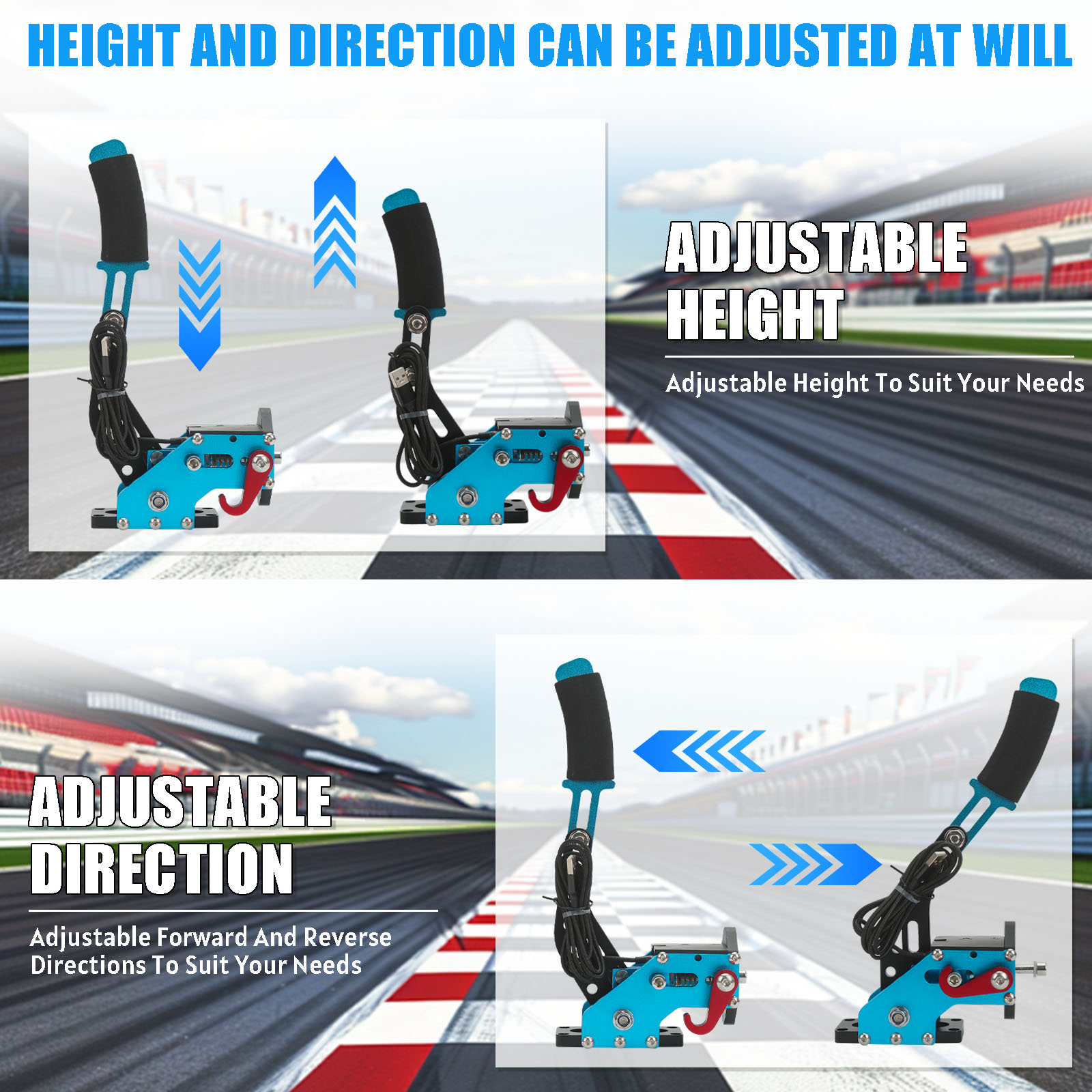 USB Handbrake Kit  with Clamp  - огляд і ціна Gaming Keyboard Hall Effect