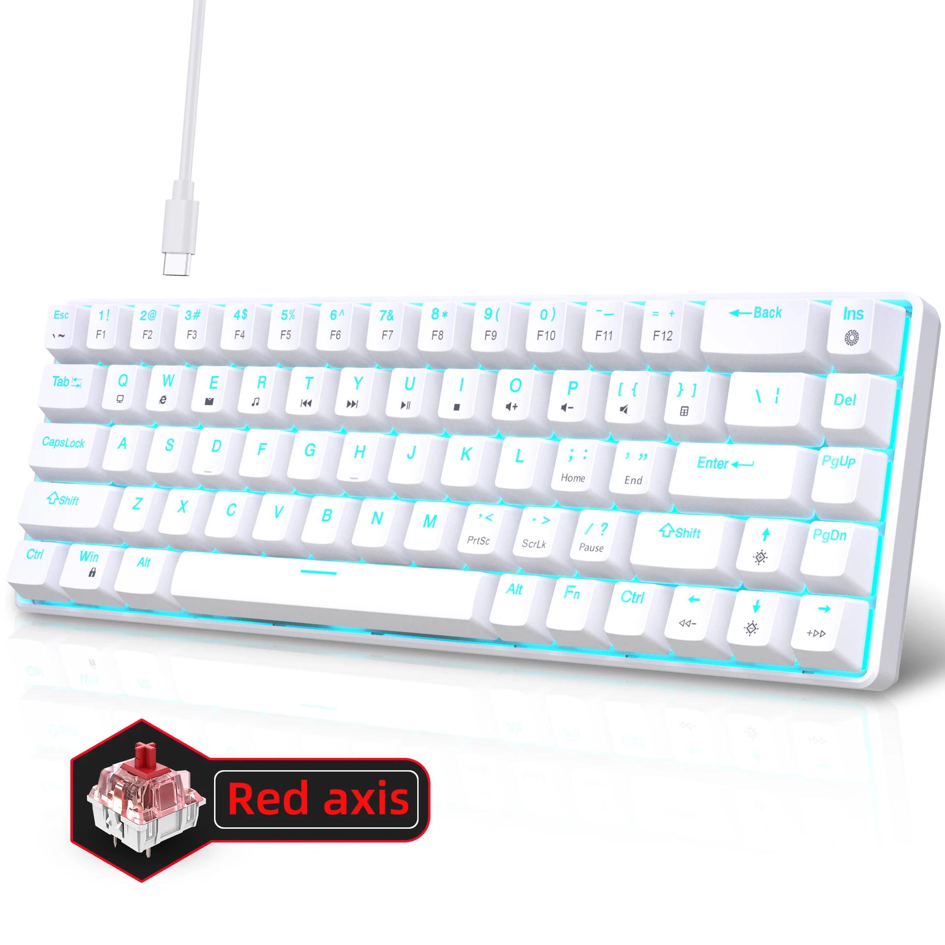 Mechanical Keyboard Gaming 60% - огляд і ціна Gaming Keyboard Budget