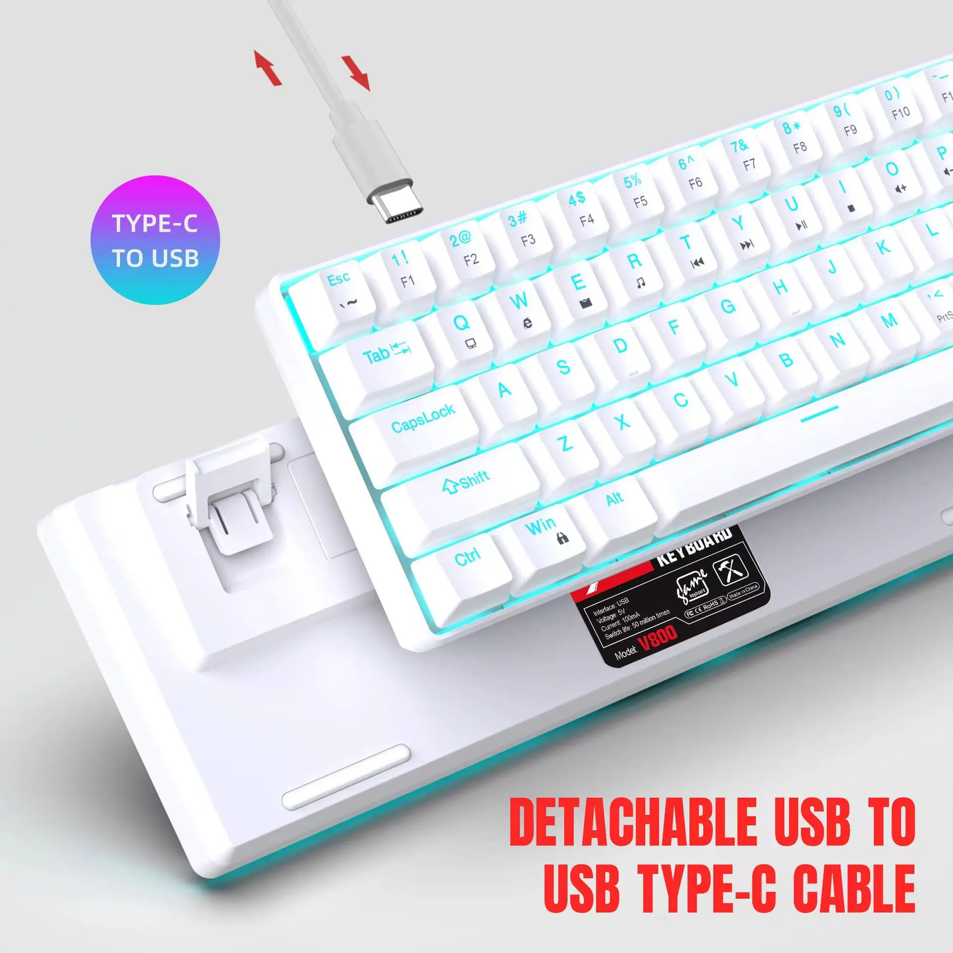 Mechanical Keyboard Gaming 60% - огляд і ціна Gaming Keyboard Budget