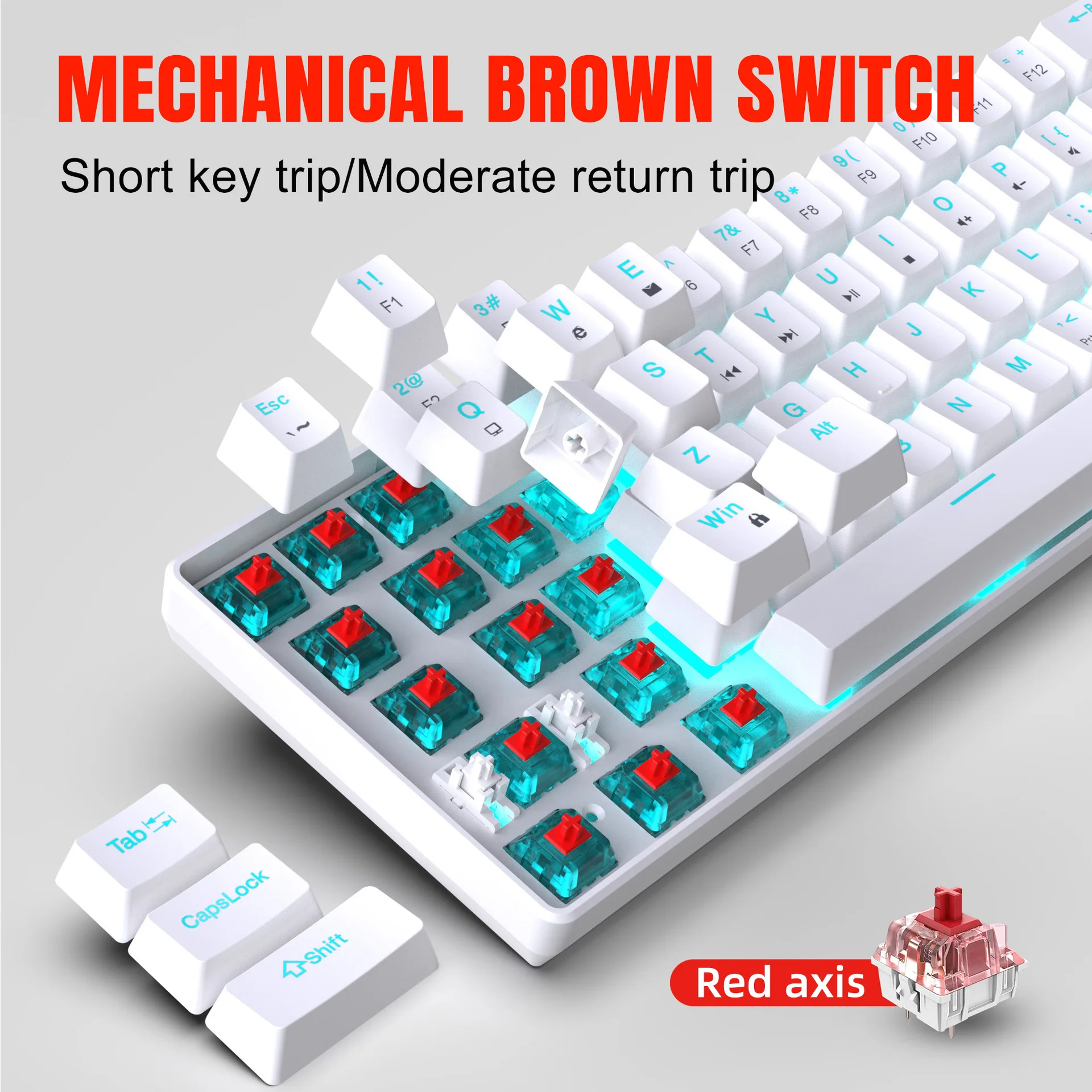 Mechanical Keyboard Gaming 60% - огляд і ціна Gaming Keyboard Budget