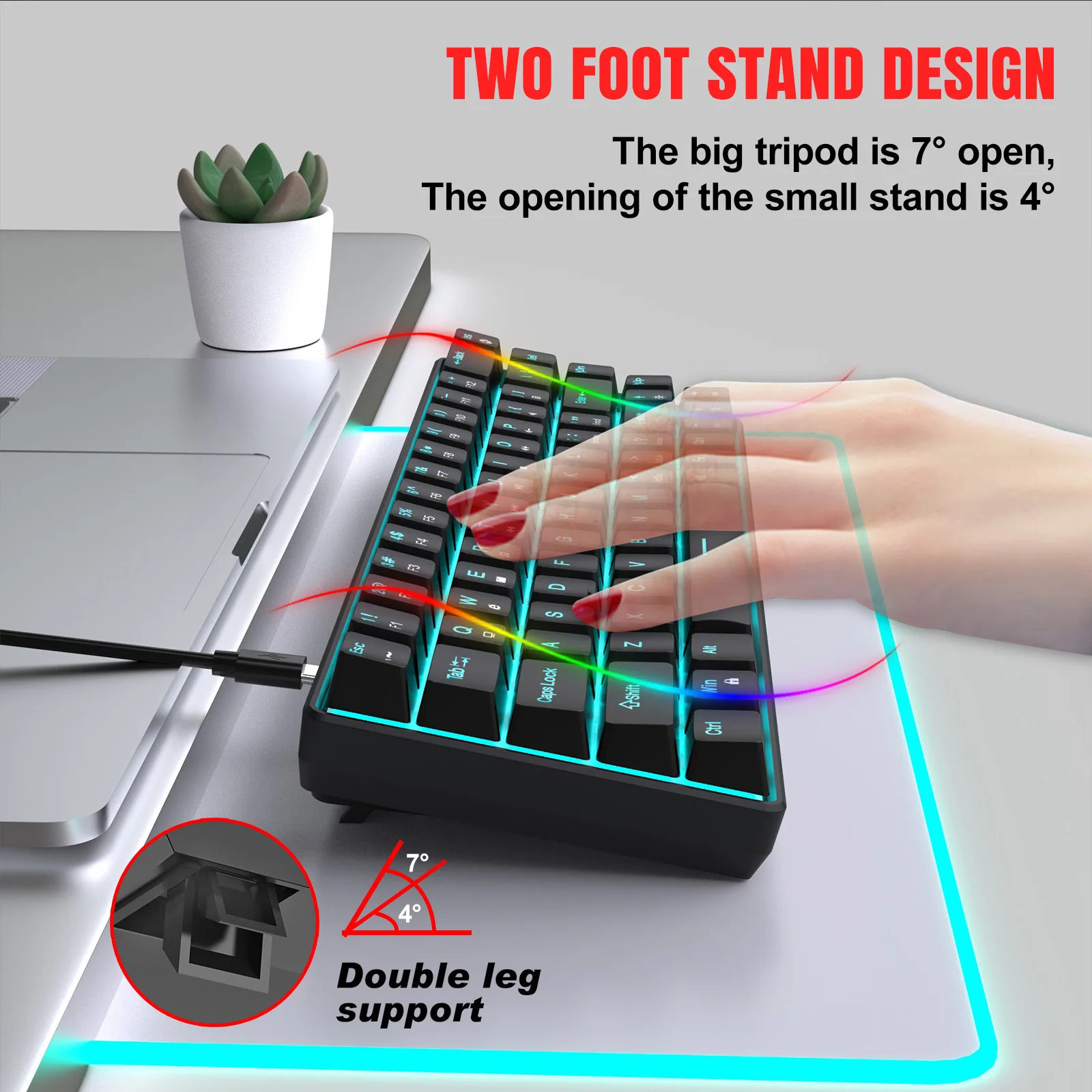 Mechanical Keyboard Gaming 60% - огляд і ціна Gaming Keyboard Budget